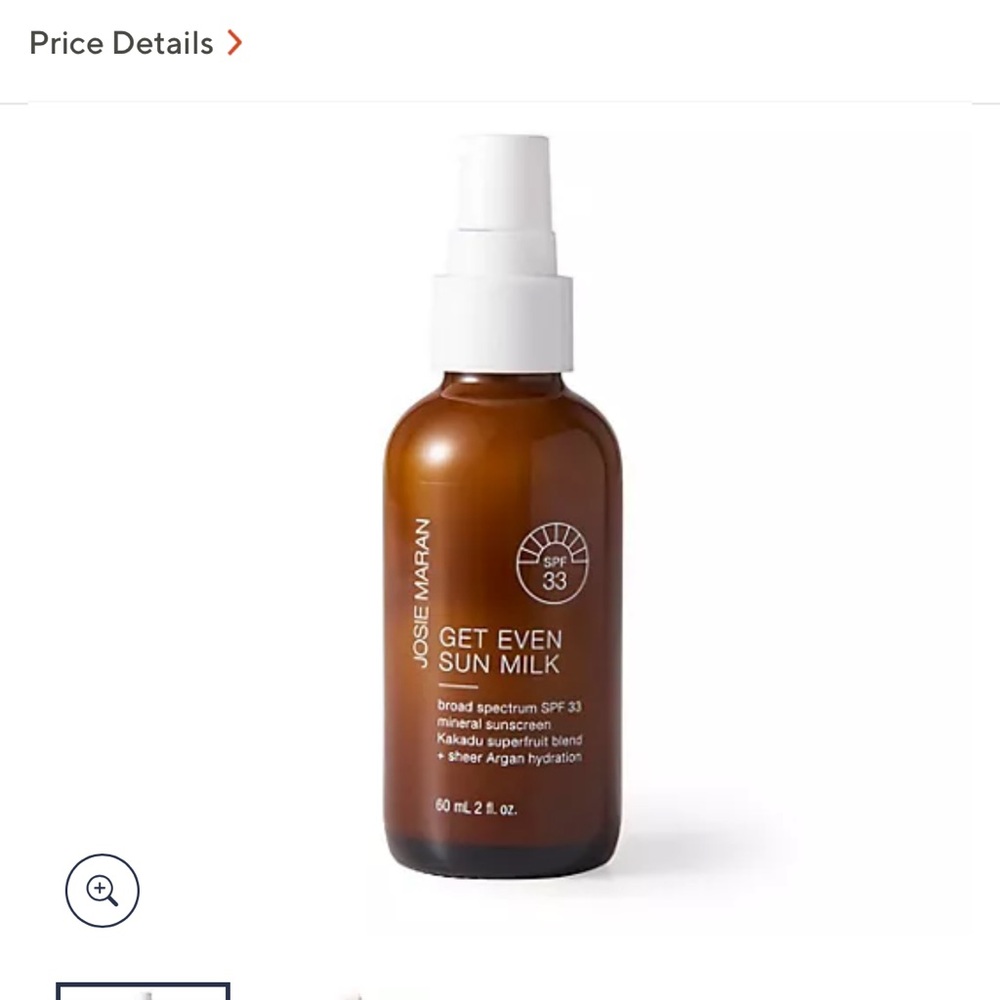 Josie Maran Get Even sun milk 0.5oz - mini/trial